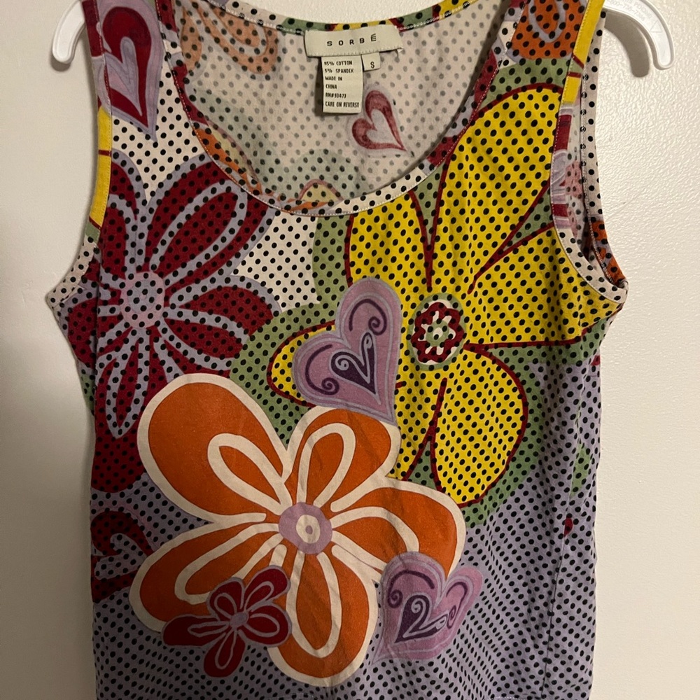 Vintage graphic tank top